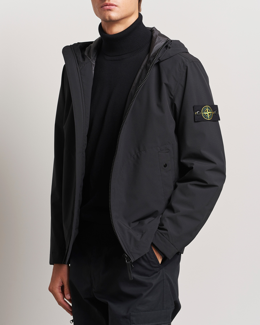 Mies | Takit | Stone Island | Soft Shell Primaloft Padded Jacket Black