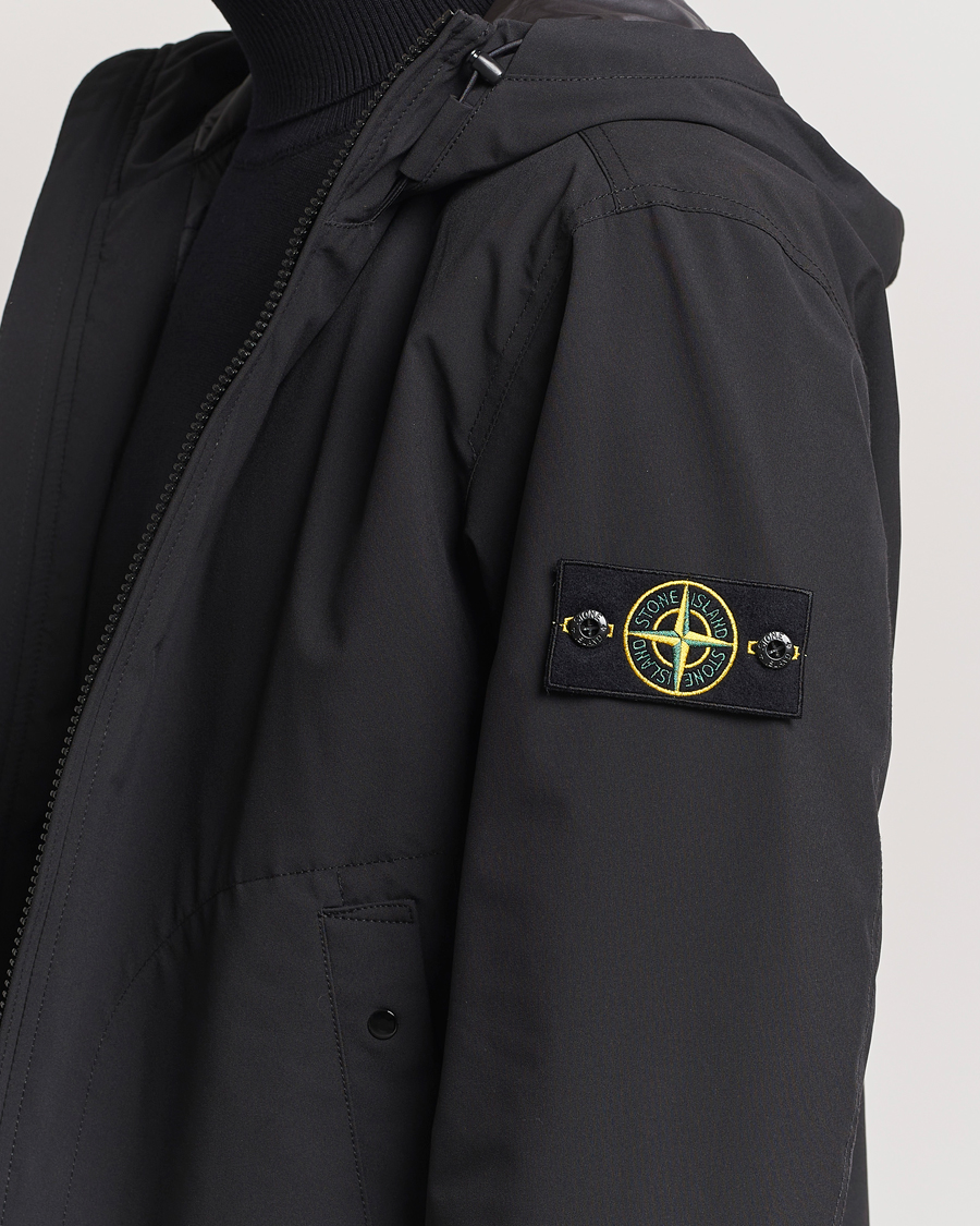 Mies | Takit | Stone Island | Soft Shell Primaloft Padded Jacket Black
