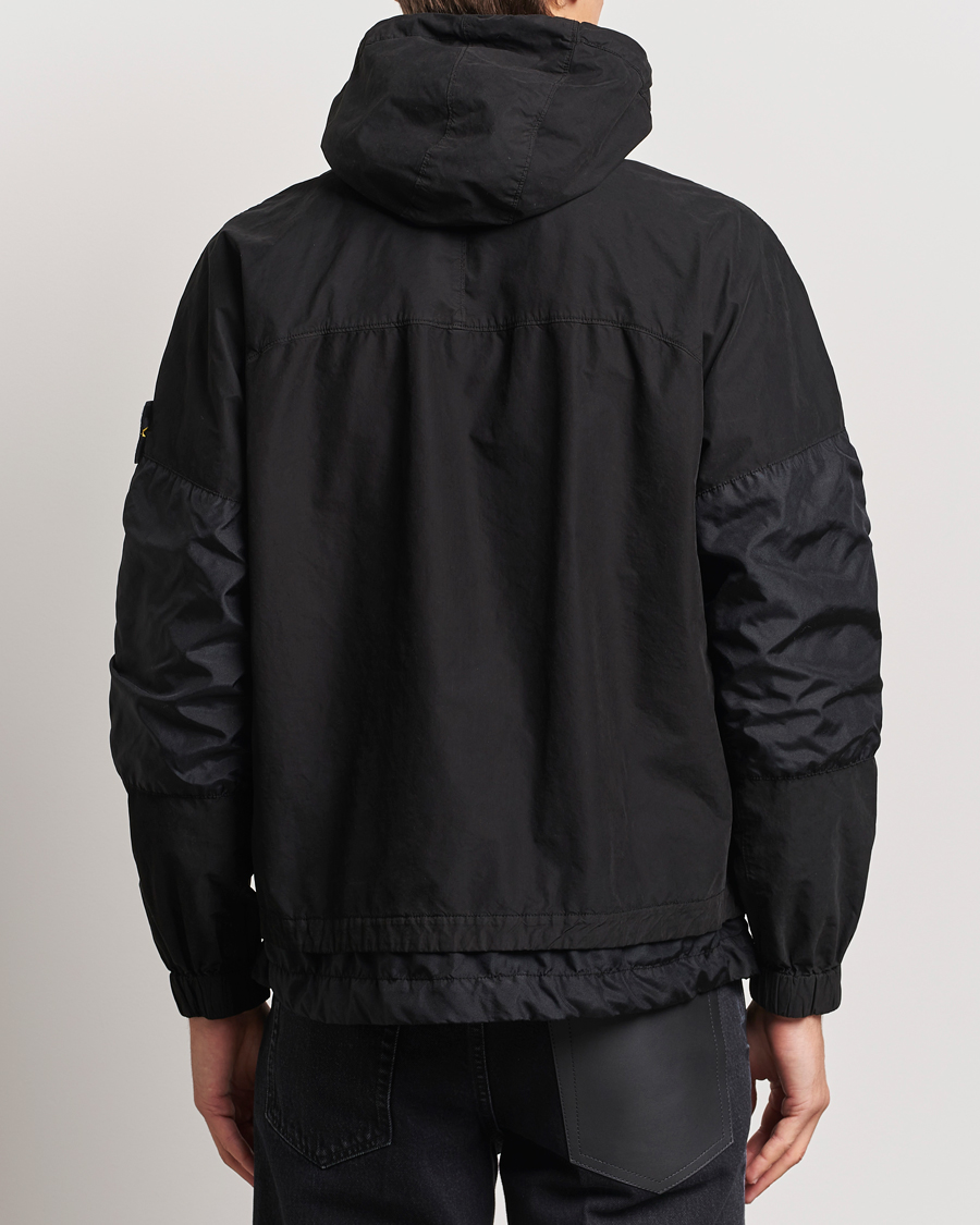 Mies | Takit | Stone Island | Hooded Lightweight Tela Jacket Black