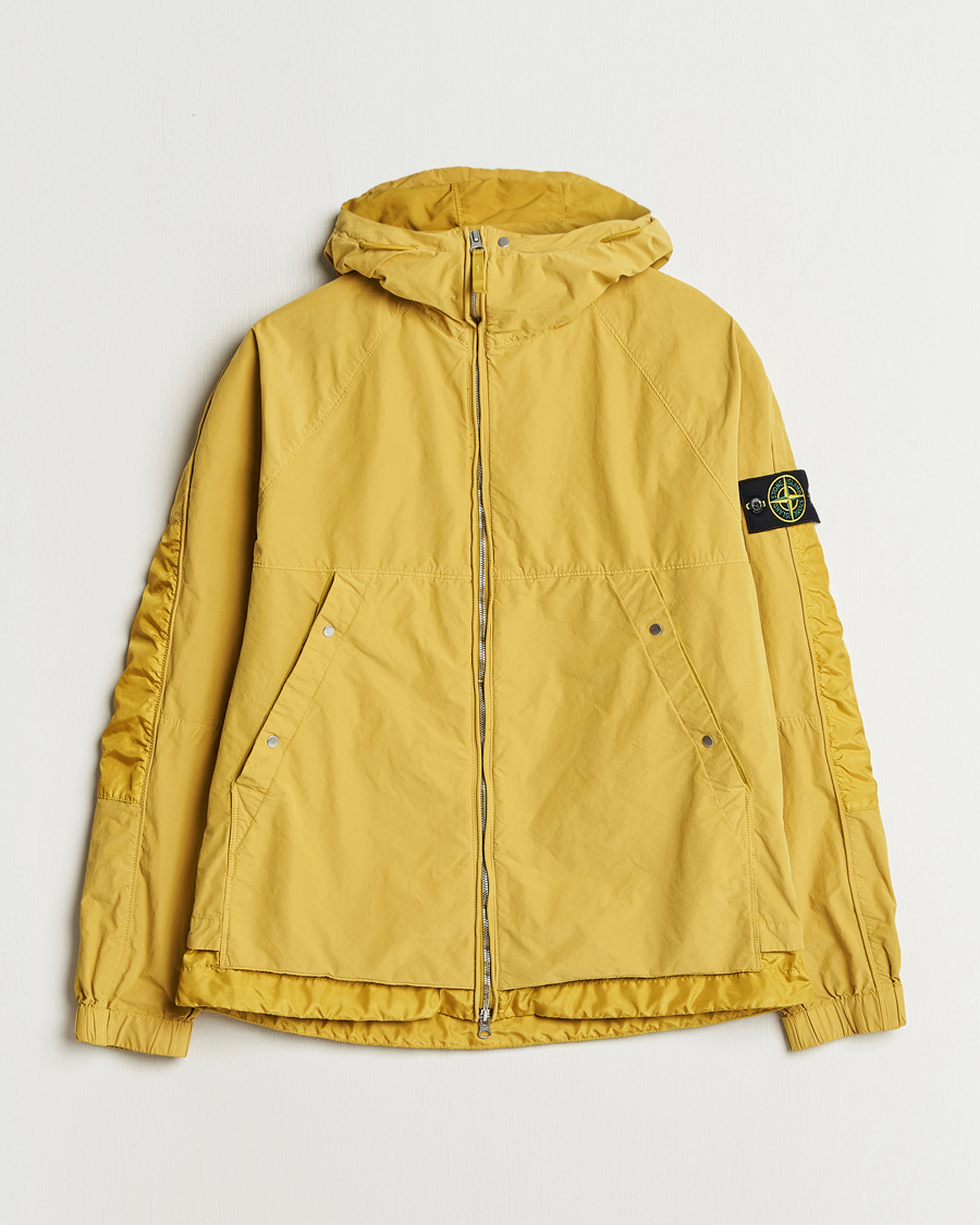 Mies | Takit | Stone Island | Hooded Lightweight Tela Jacket Mustard