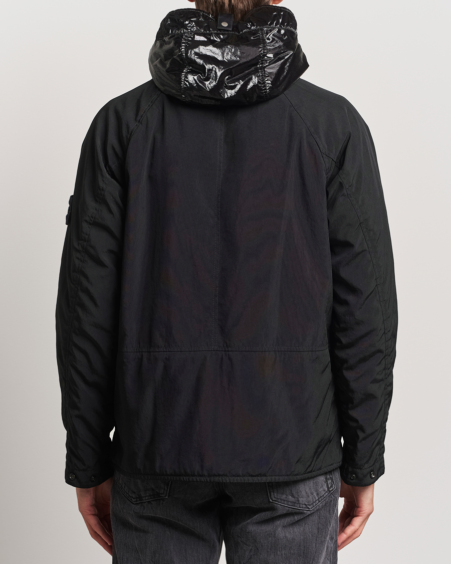 Mies | Takit | Stone Island | Opaque Nylon Twill Garment Dyed Jacket Black