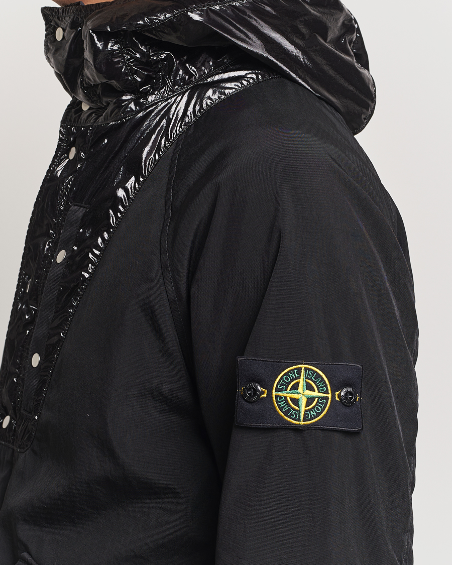 Mies | Takit | Stone Island | Opaque Nylon Twill Garment Dyed Jacket Black