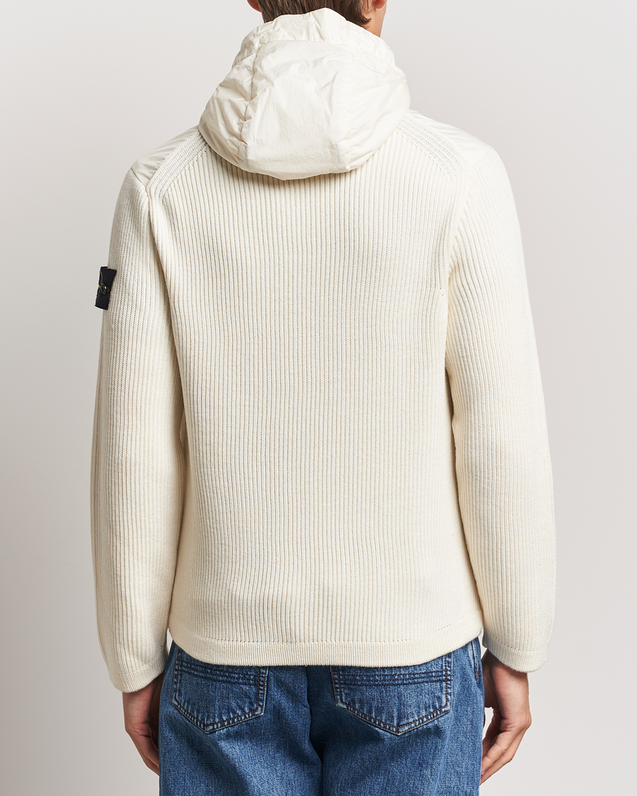 Mies | Takit | Stone Island | Crinkle Reps Hybrid Wool Jacket Natural