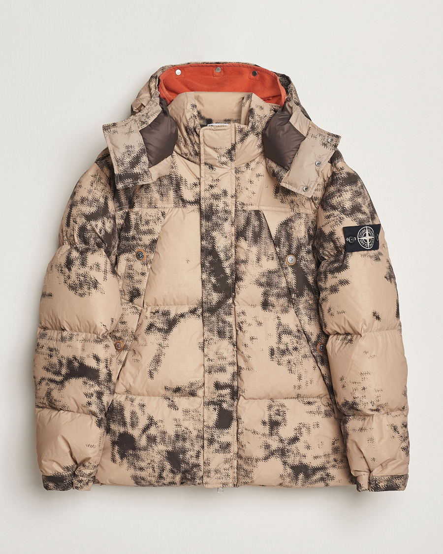 Mies | Takit | Stone Island | Thermo Sensitive Camo Down Jacket Dove Grey