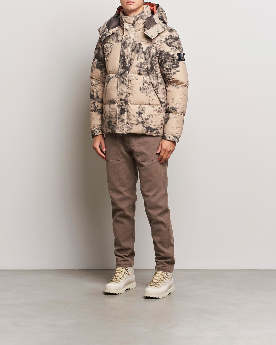 Mies | Takit | Stone Island | Thermo Sensitive Camo Down Jacket Dove Grey