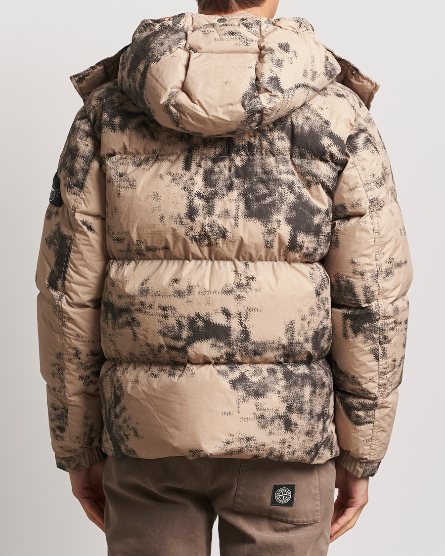 Mies | Takit | Stone Island | Thermo Sensitive Camo Down Jacket Dove Grey