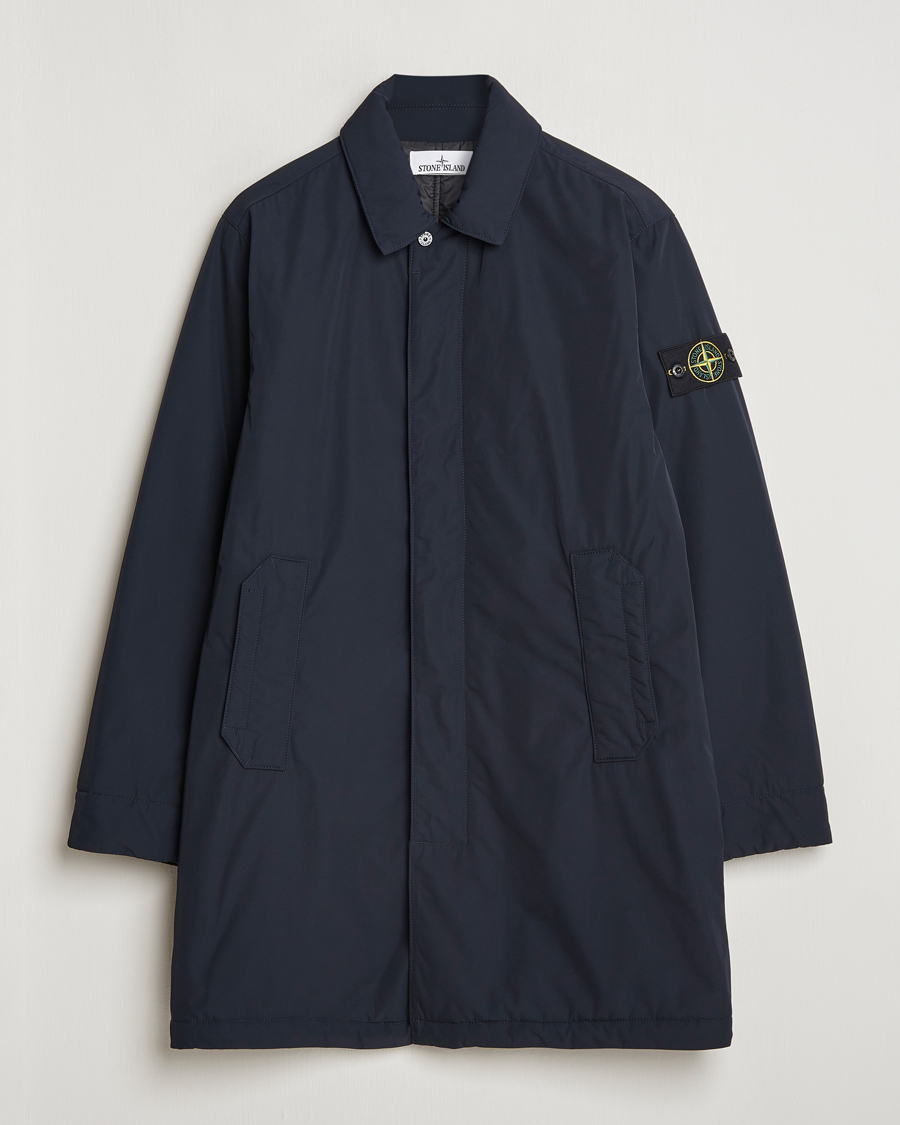 Mies | Takit | Stone Island | Micro Twill Padded Coat Navy Blue