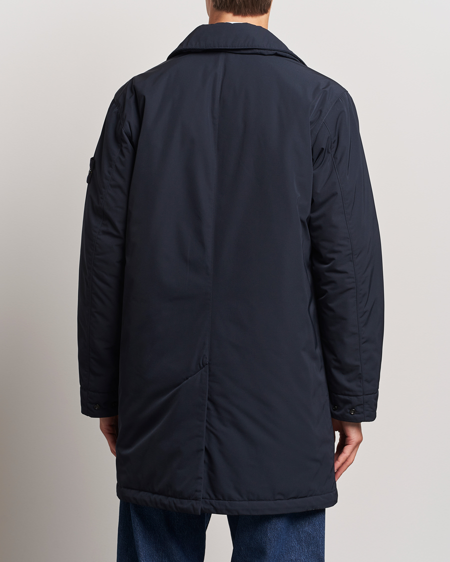 Mies | Takit | Stone Island | Micro Twill Padded Coat Navy Blue