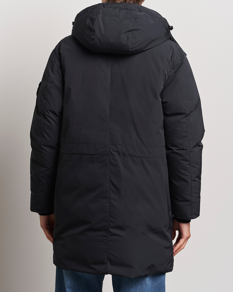 Mies | Takit | Stone Island | Micro Twill Hooded Parka Black