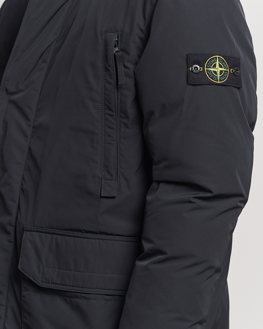 Mies | Takit | Stone Island | Micro Twill Hooded Parka Black