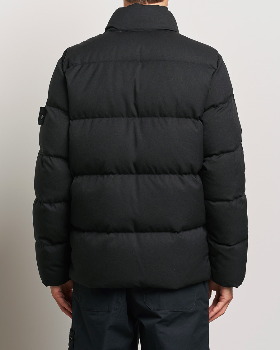 Mies | Takit | Stone Island | Ghost Wool Twill Down Jacket Black