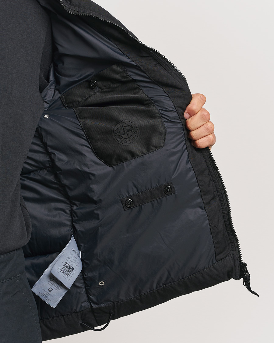 Mies | Takit | Stone Island | Ghost Wool Twill Down Jacket Black