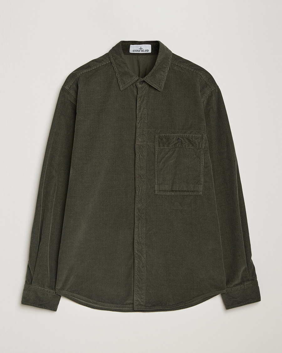 Mies | Kauluspaidat | Stone Island | Cotton Cord Overshirt Musk