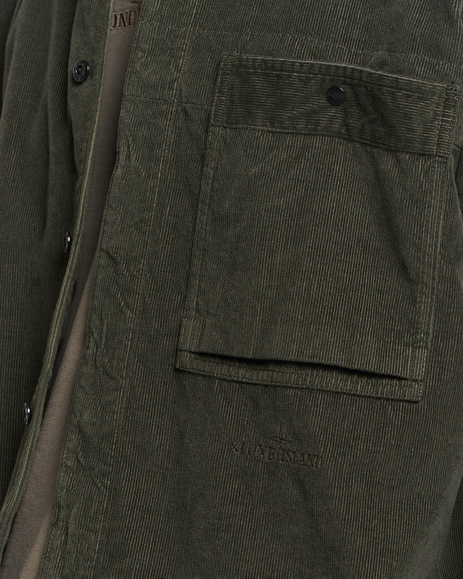 Mies | Kauluspaidat | Stone Island | Cotton Cord Overshirt Musk