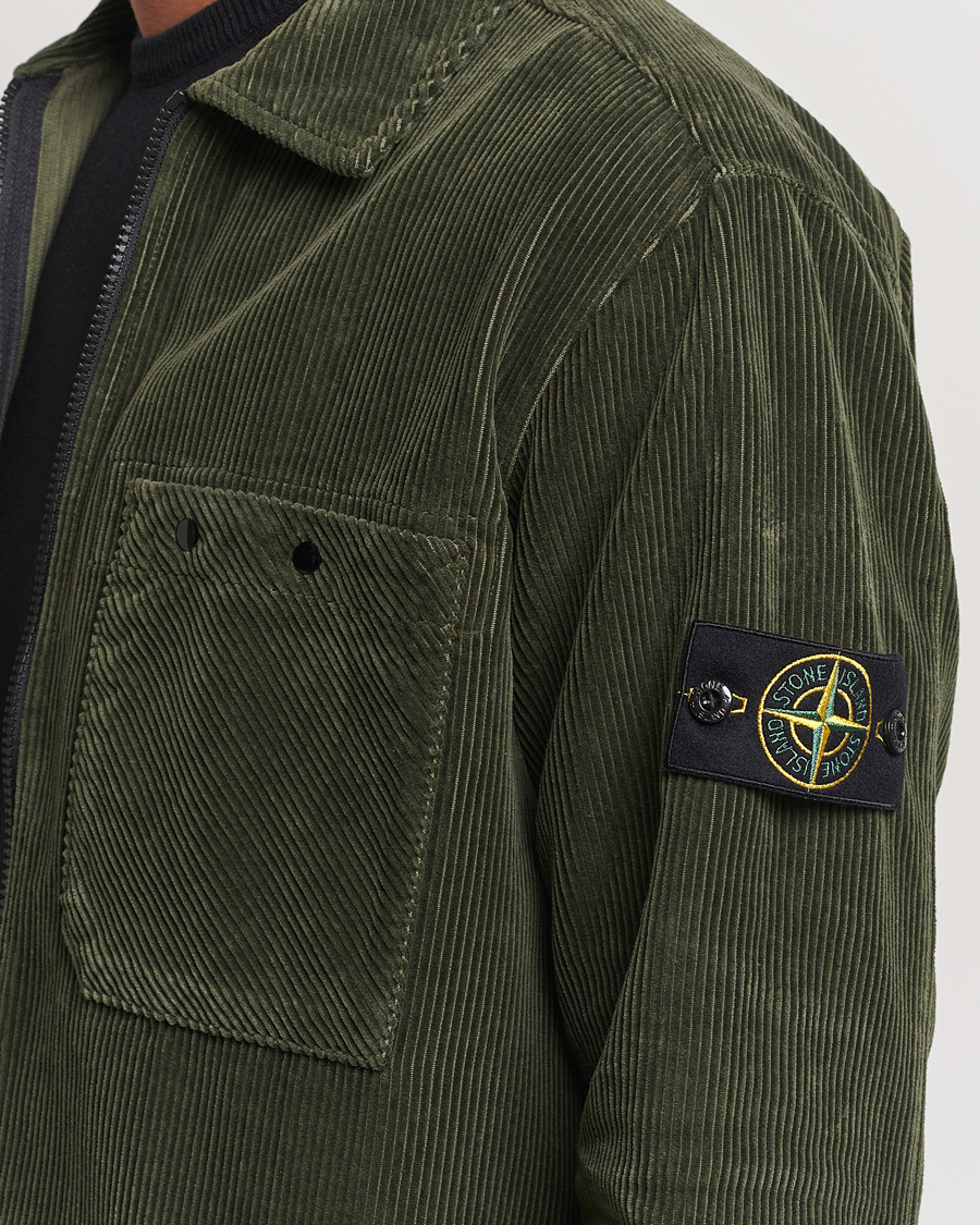 Mies | Kauluspaidat | Stone Island | Garment Dyed Corduroy Overshirt Musk