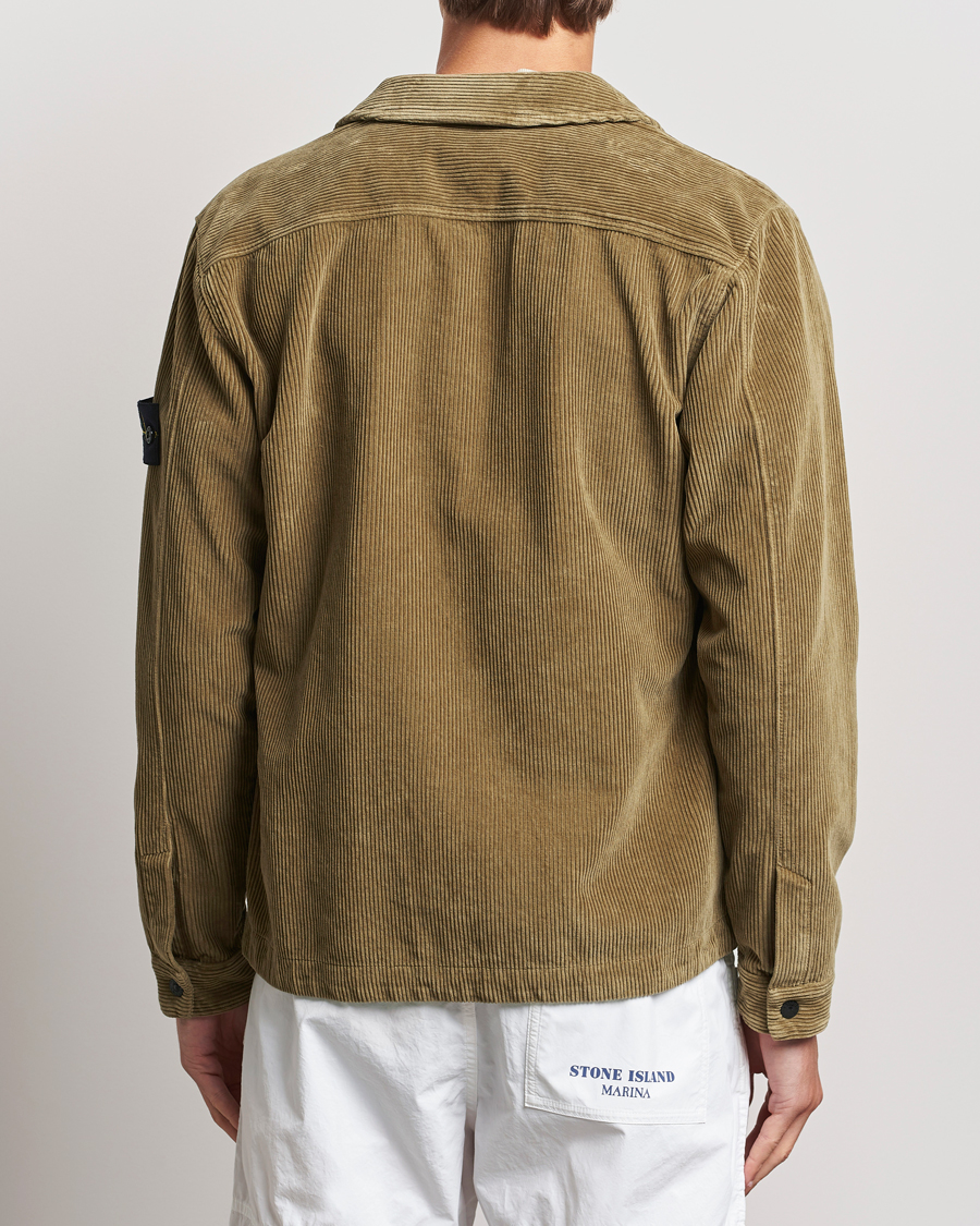 Mies | Kauluspaidat | Stone Island | Garment Dyed Corduroy Overshirt Biscuit