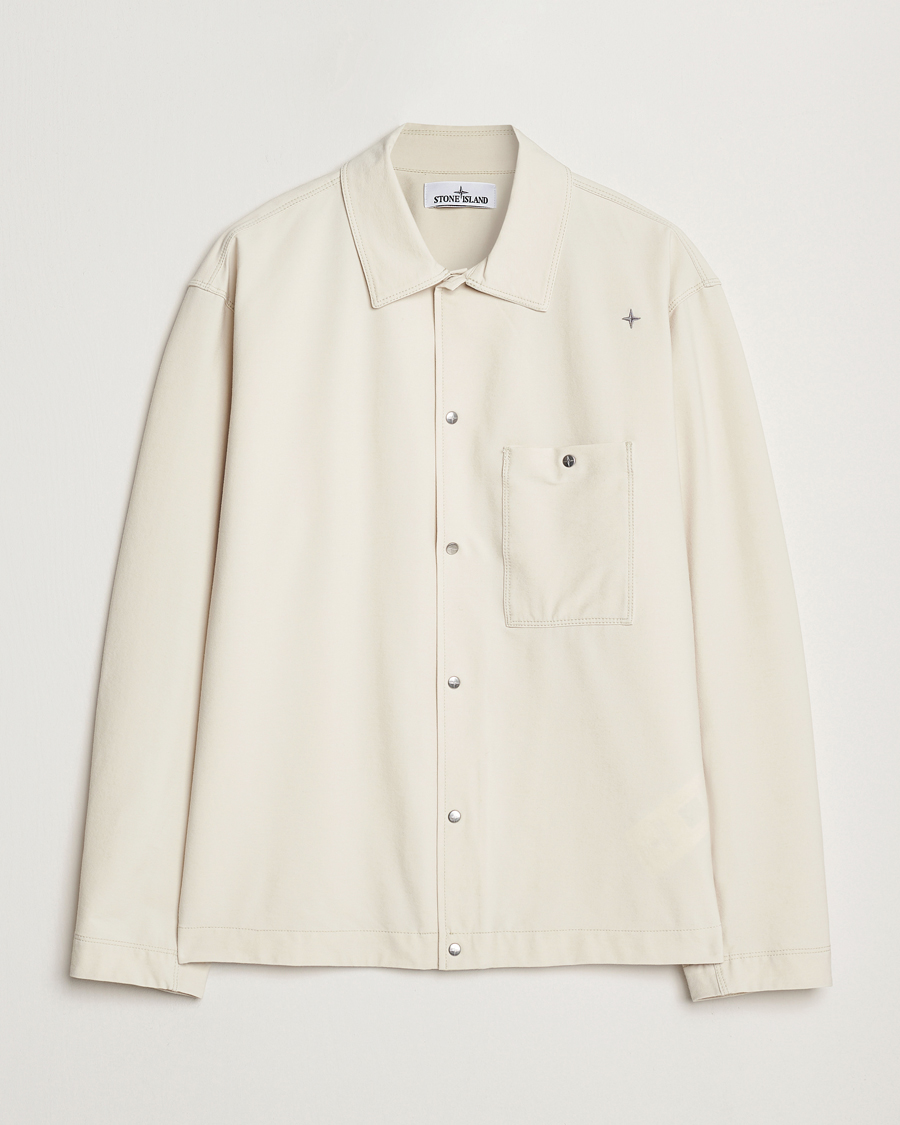 Mies | Kauluspaidat | Stone Island | Stellina Overshirt Sand