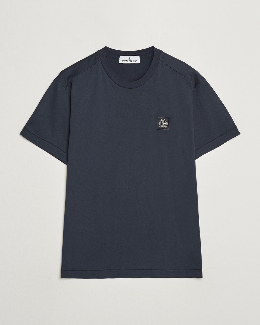 Mies | T-paidat | Stone Island | Garment Dyed Jersey T-Shirt Navy Blue