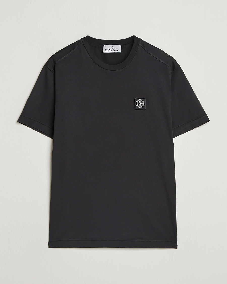 Mies | T-paidat | Stone Island | Garment Dyed Jersey T-Shirt Black