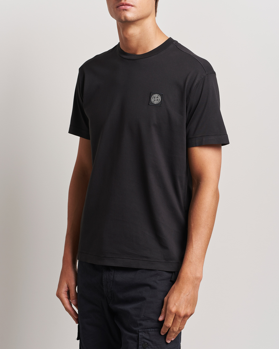 Mies | T-paidat | Stone Island | Garment Dyed Jersey T-Shirt Black