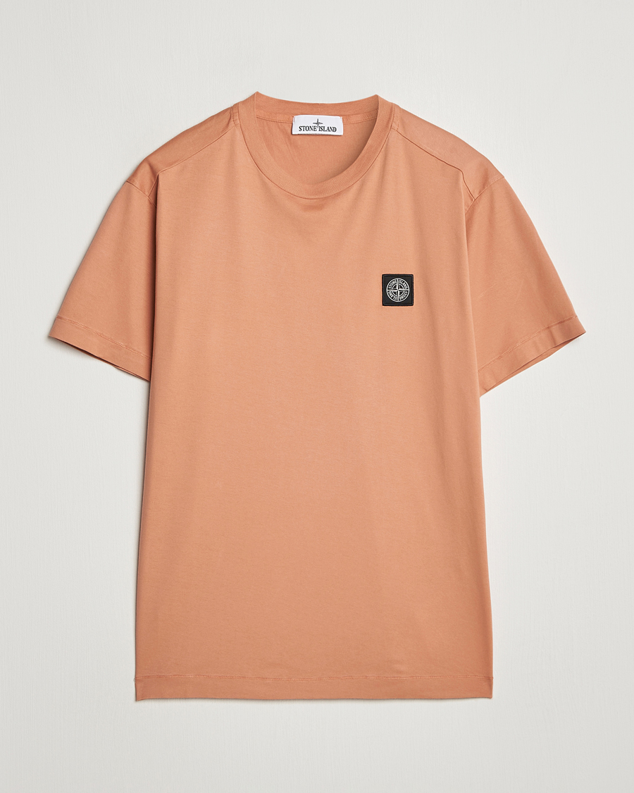 Mies | T-paidat | Stone Island | Garment Dyed Jersey T-Shirt Orange