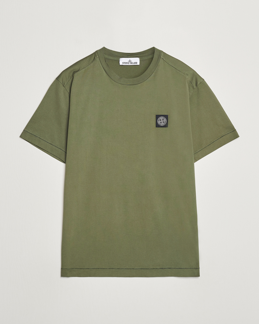 Mies | T-paidat | Stone Island | Garment Dyed Jersey T-Shirt Musk