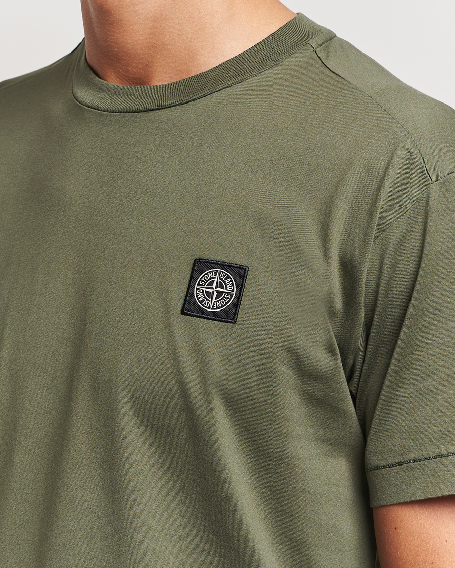 Mies | T-paidat | Stone Island | Garment Dyed Jersey T-Shirt Musk