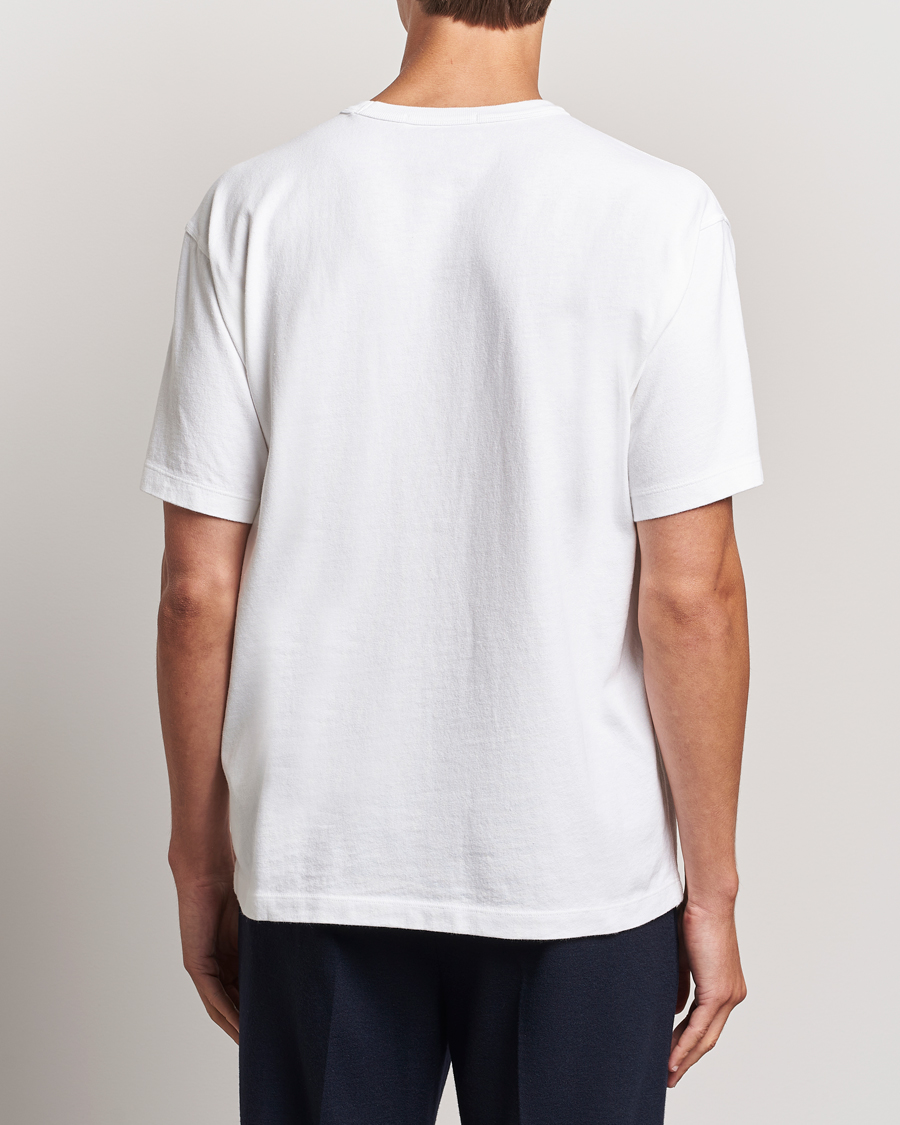 Mies | T-paidat | Stone Island | Old Dyed Cotton Logo T-Shirt White