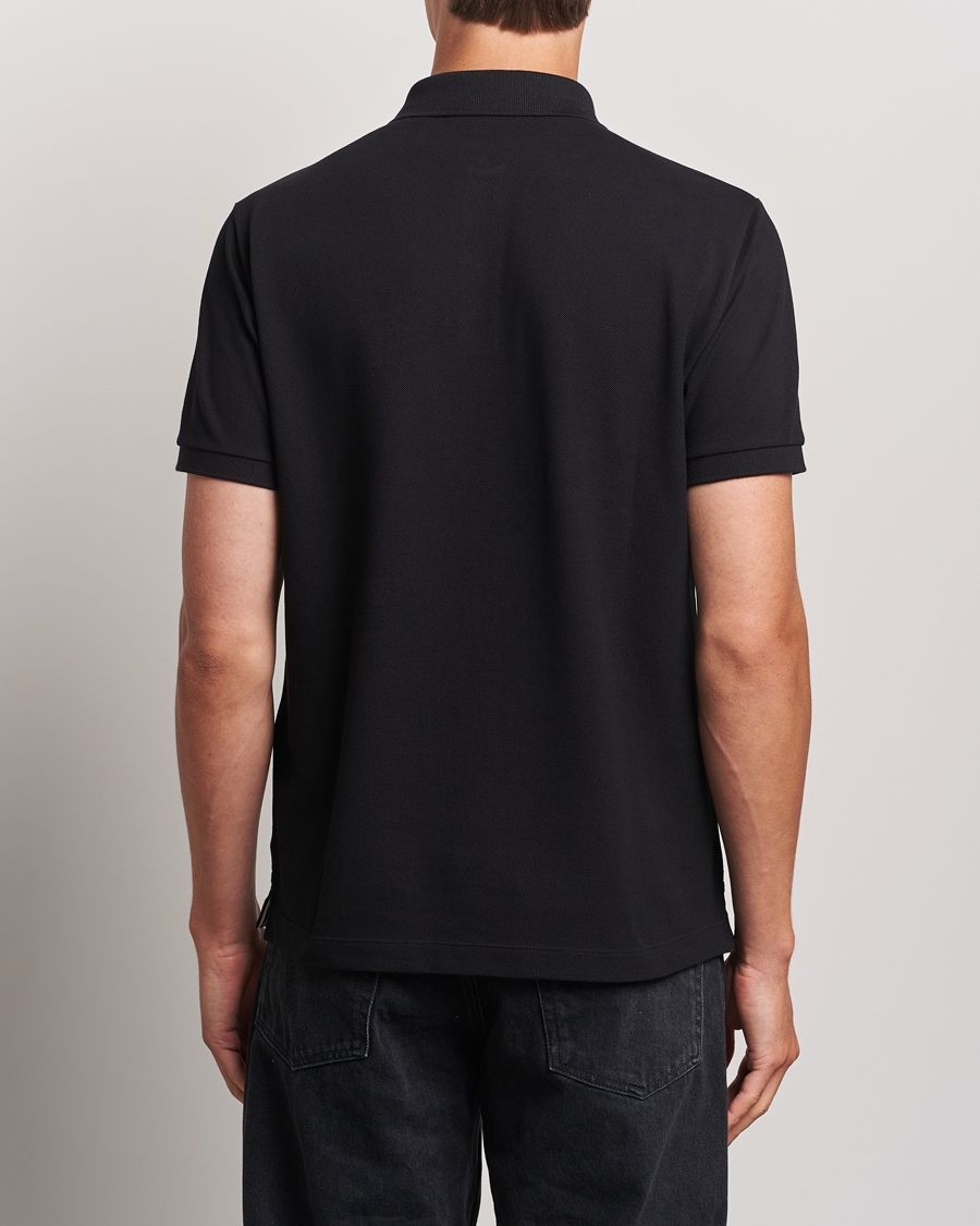 Mies | Pikeet | Stone Island | Cotton Pique Polo Black