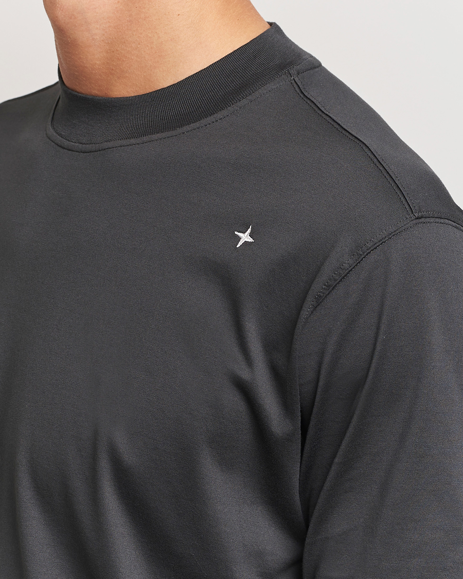 Mies | T-paidat | Stone Island | Stellina Mercerized Cotton T-Shirt Lead Grey