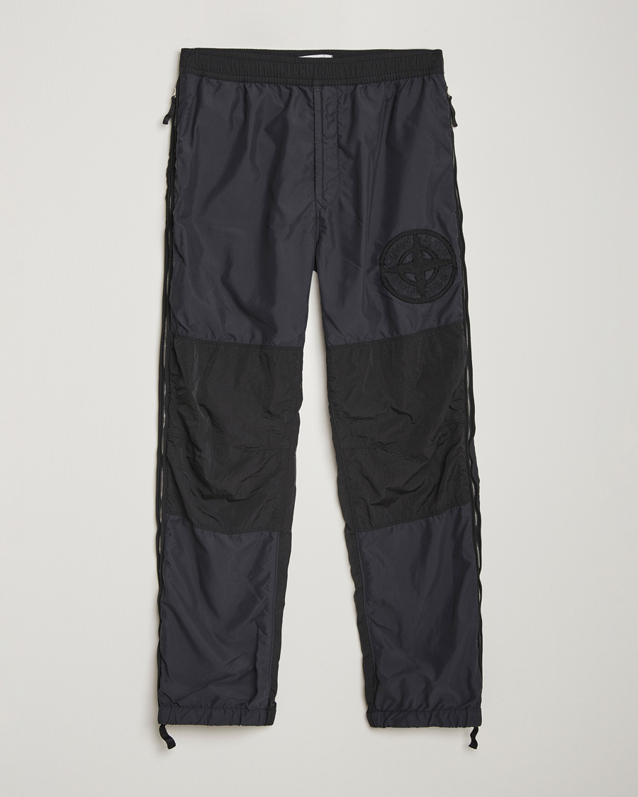 Mies | Housut | Stone Island | Washed Nylon Jogger Pants Black