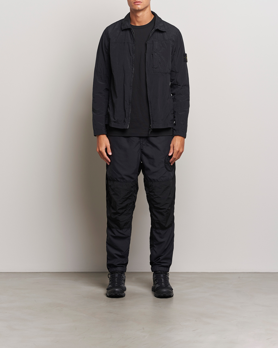 Mies | Housut | Stone Island | Washed Nylon Jogger Pants Black