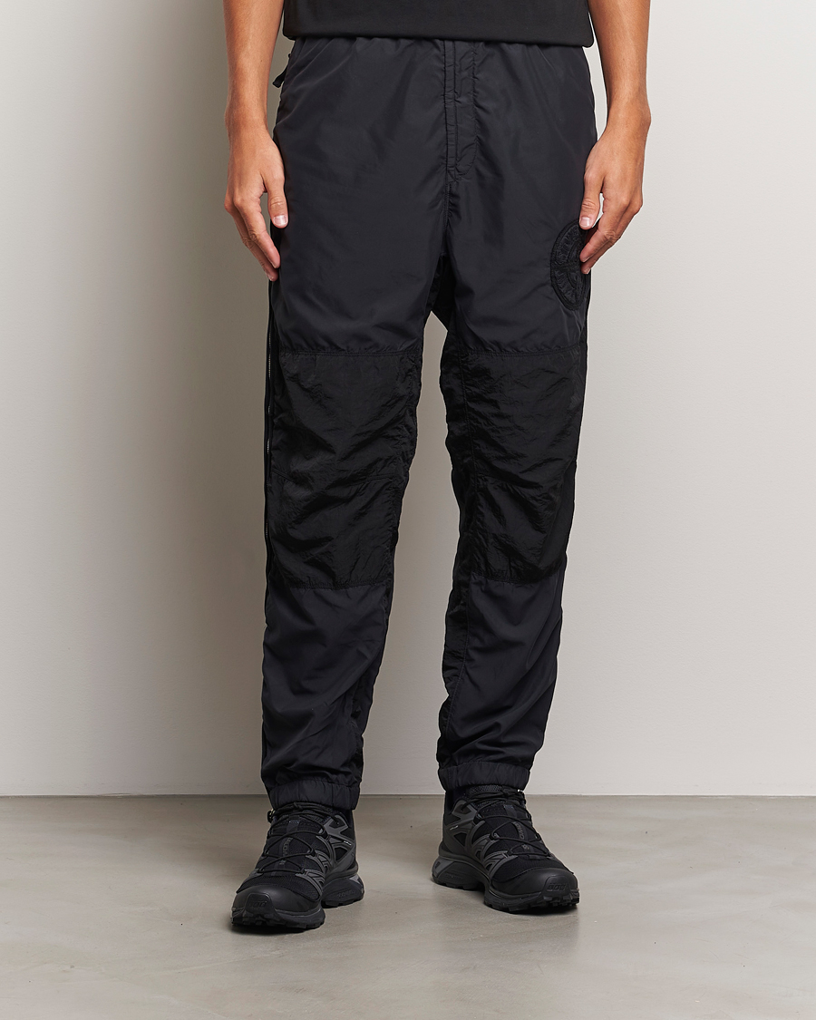 Mies | Housut | Stone Island | Washed Nylon Jogger Pants Black