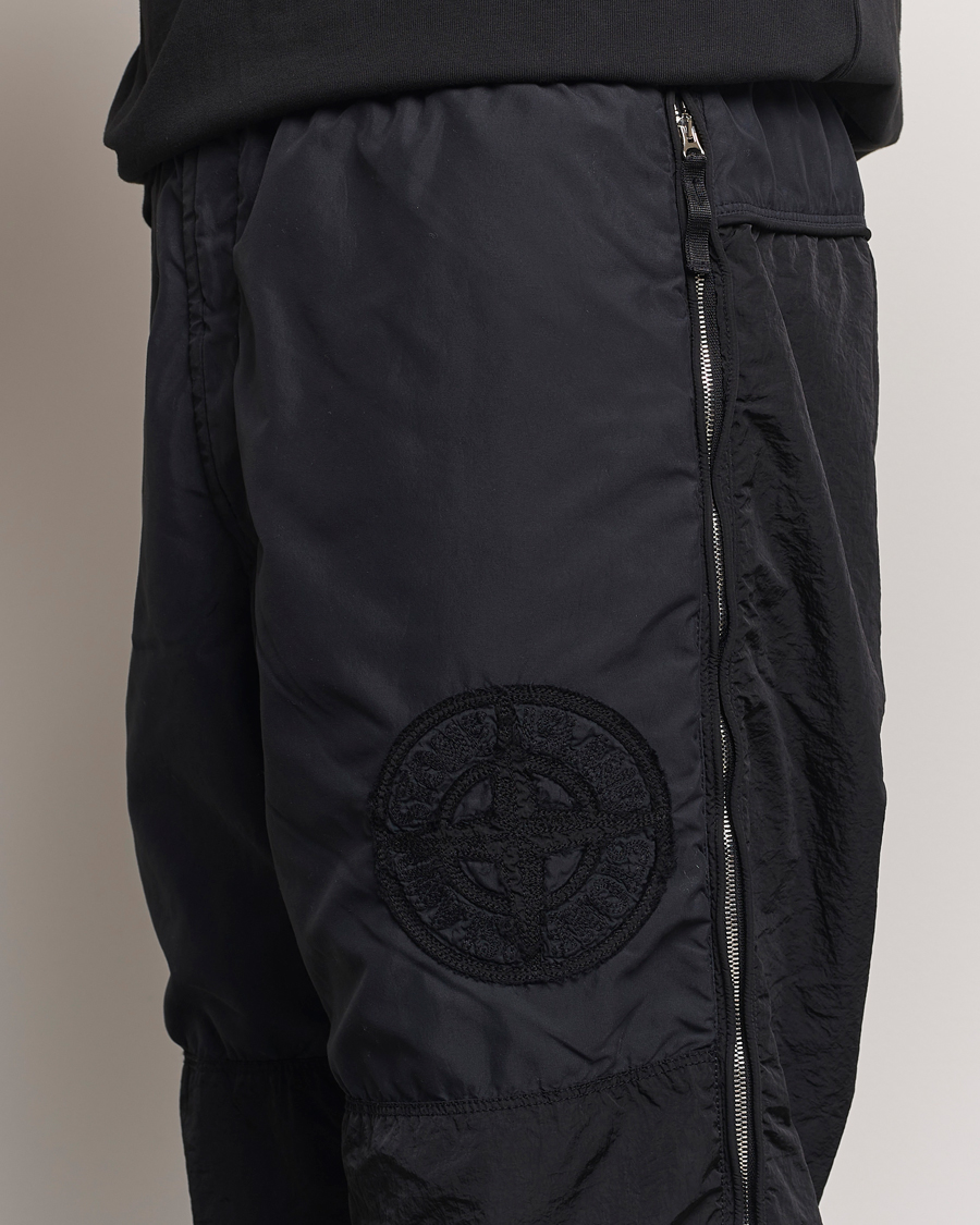 Mies | Housut | Stone Island | Washed Nylon Jogger Pants Black