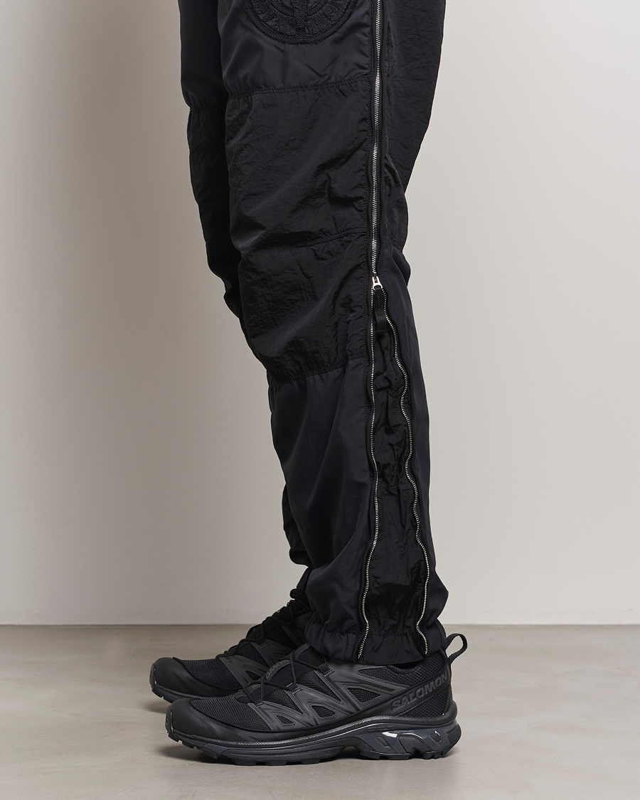 Mies | Housut | Stone Island | Washed Nylon Jogger Pants Black