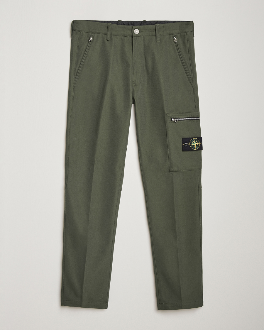 Mies | Housut | Stone Island | Cotton Nylon Trousers Musk