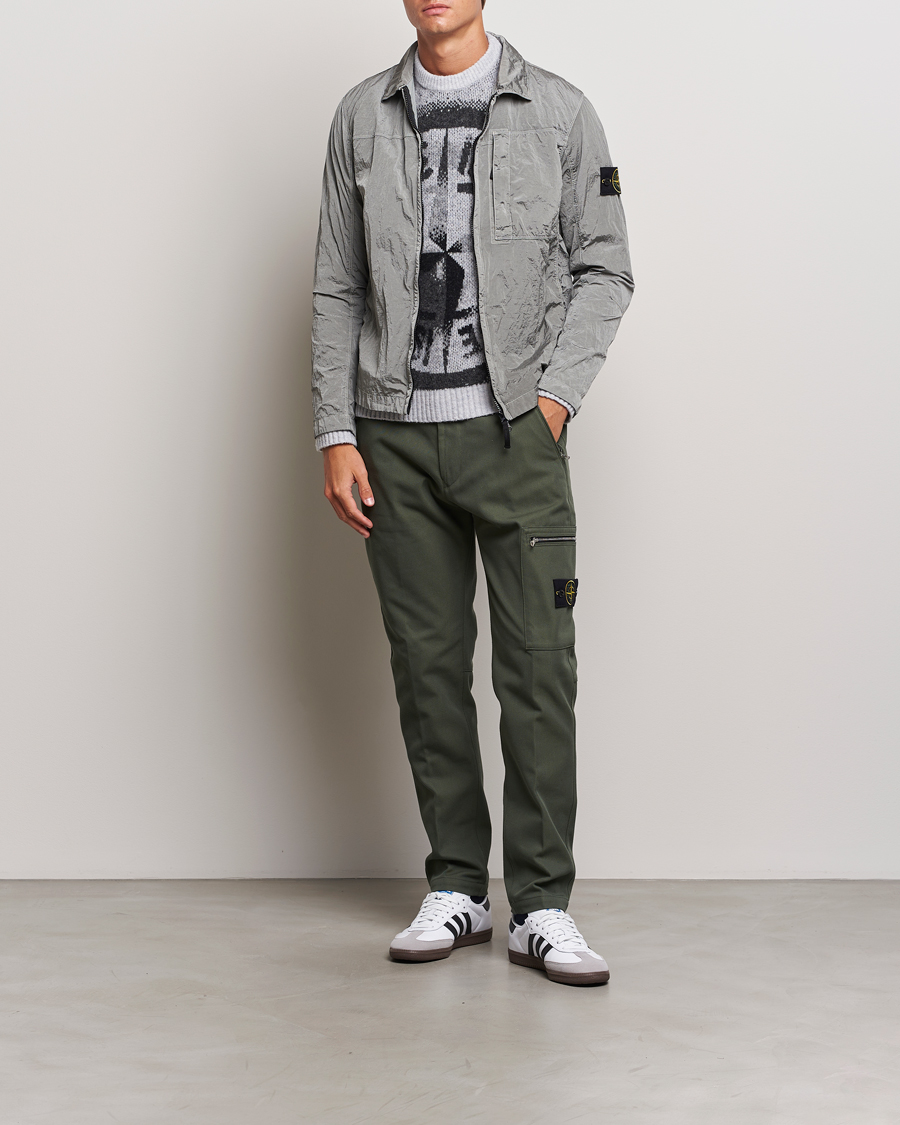 Mies | Housut | Stone Island | Cotton Nylon Trousers Musk