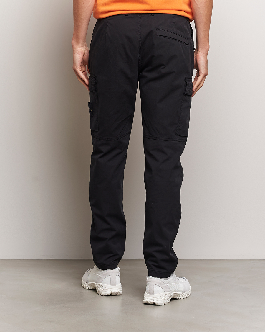 Mies | Housut | Stone Island | Stretch Cotton Gabardine Trousers Black