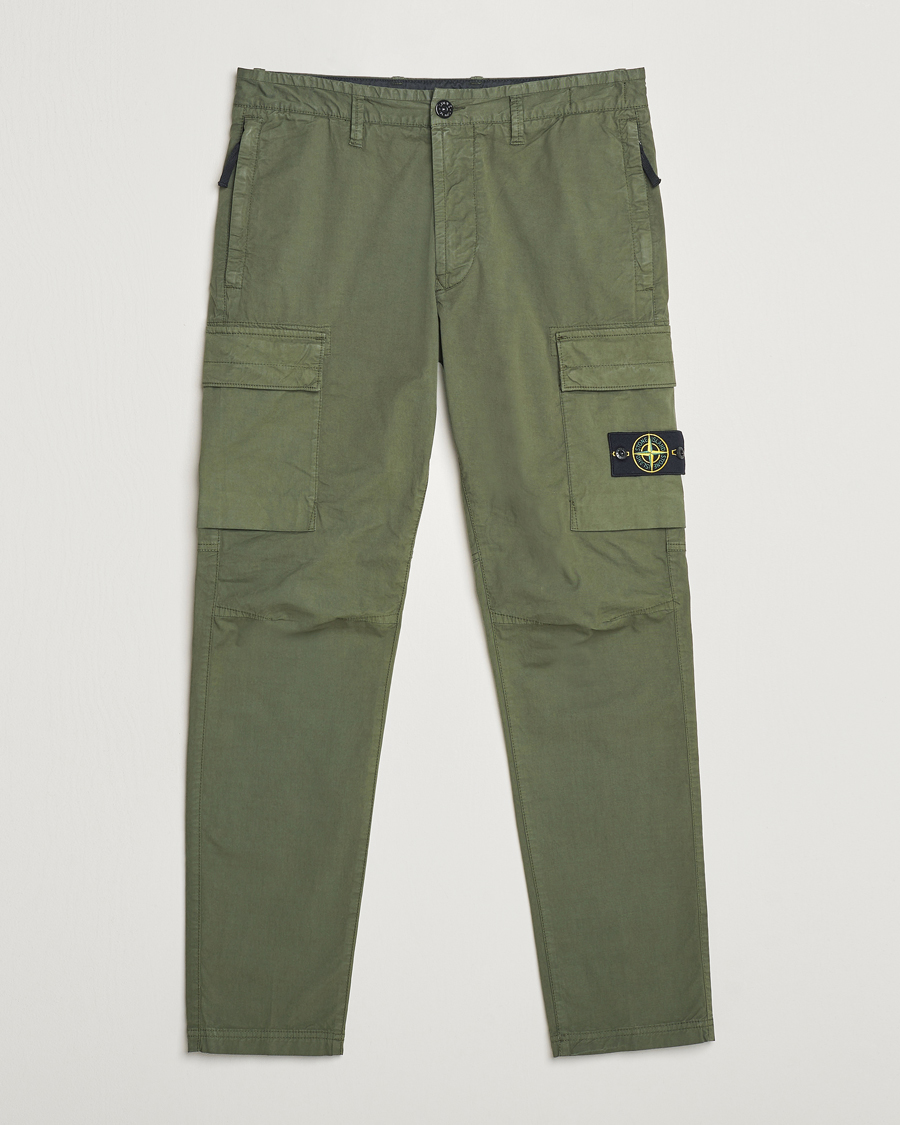 Mies | Housut | Stone Island | Stretch Cotton Gabardine Trousers Musk
