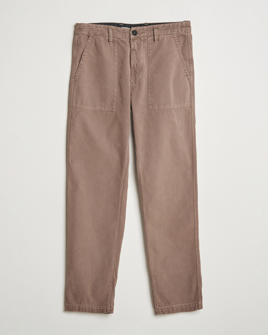 Mies | Housut | Stone Island | Panama Cotton Pants Walnut