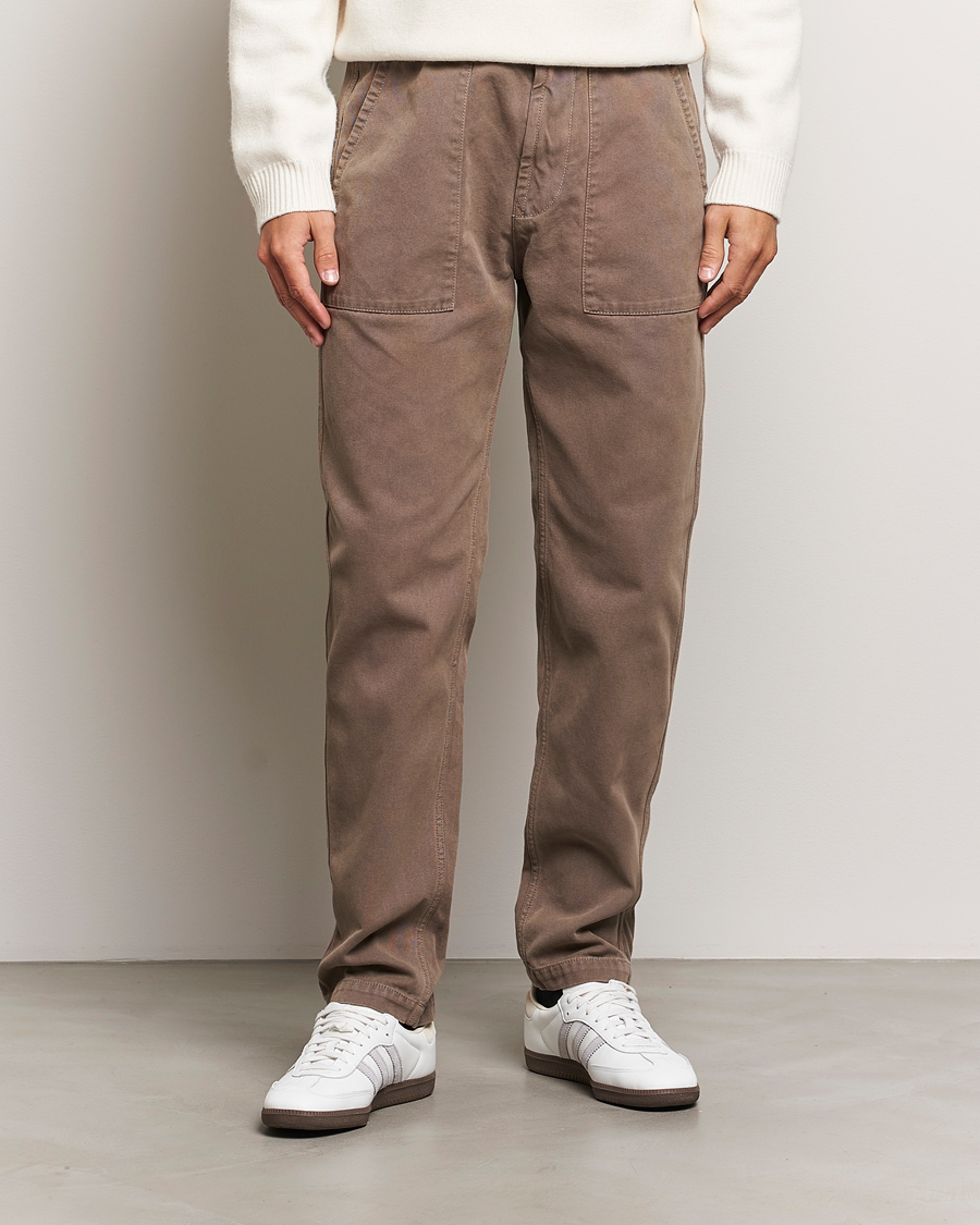 Mies | Housut | Stone Island | Panama Cotton Pants Walnut
