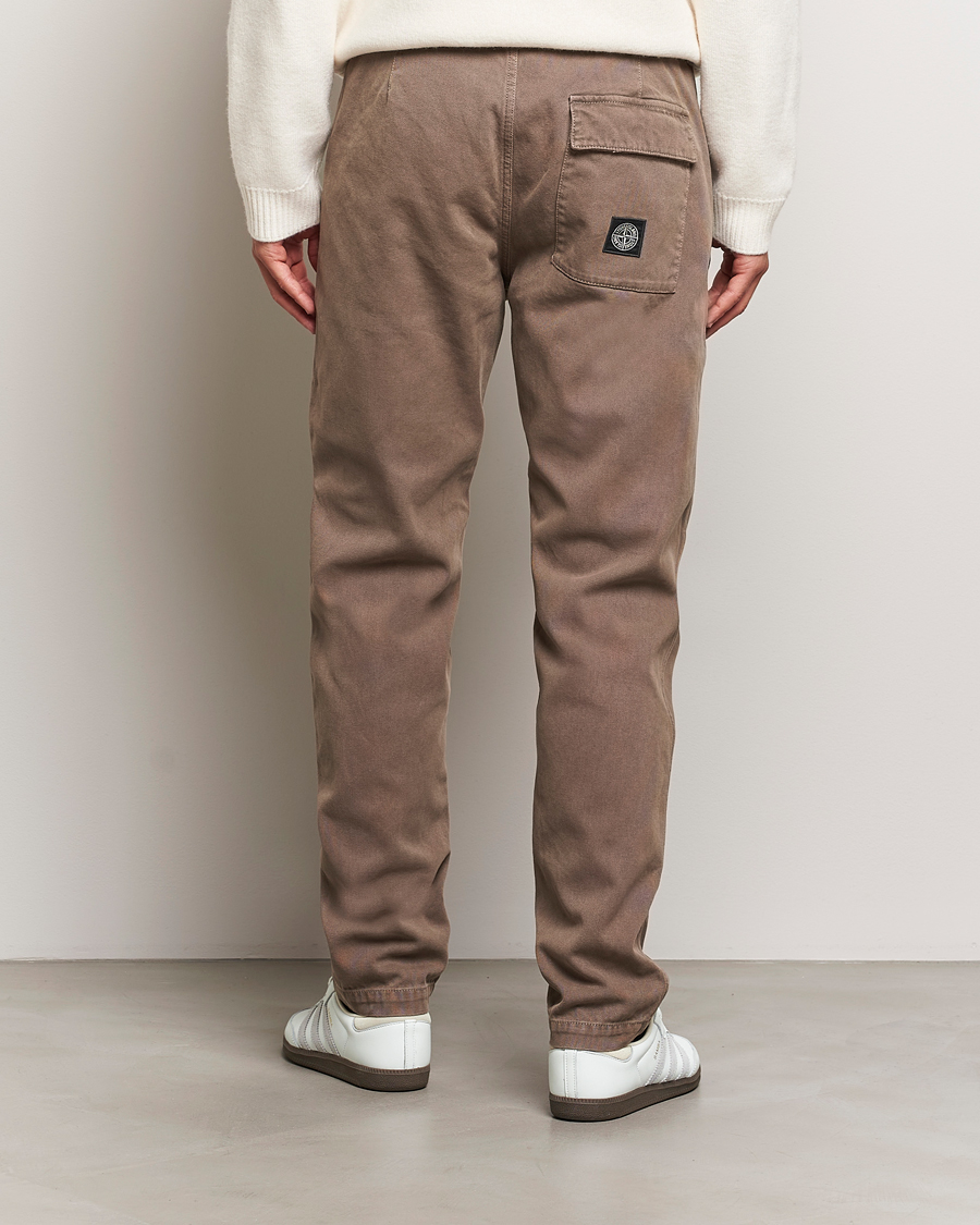 Mies | Housut | Stone Island | Panama Cotton Pants Walnut