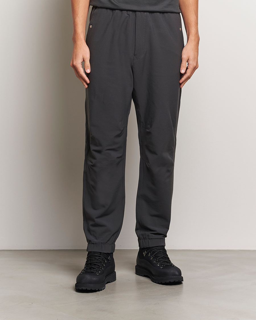 Mies | Housut | Stone Island | Stellina Wool/Nylon Jogger Pants Lead Grey