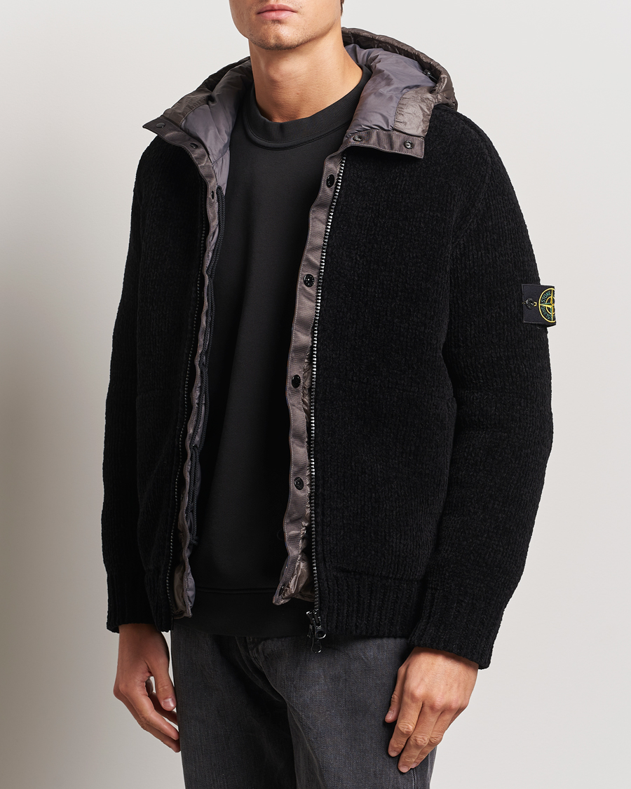 Mies | Takit | Stone Island | Presidents Knit Down Liner Hood Black