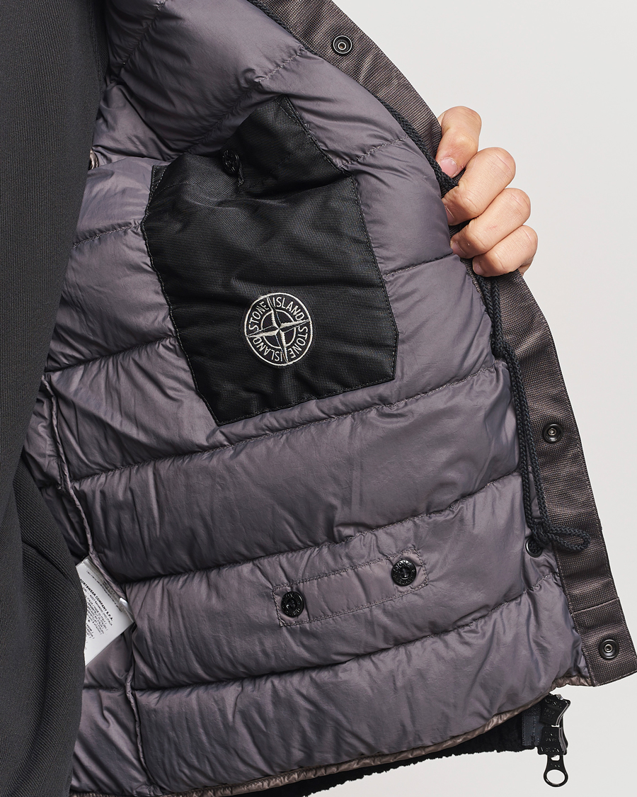 Mies | Takit | Stone Island | Presidents Knit Down Liner Hood Black