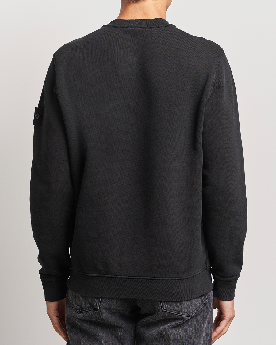 Mies | Puserot | Stone Island | Old Dyed Cotton Sweatshirt Black