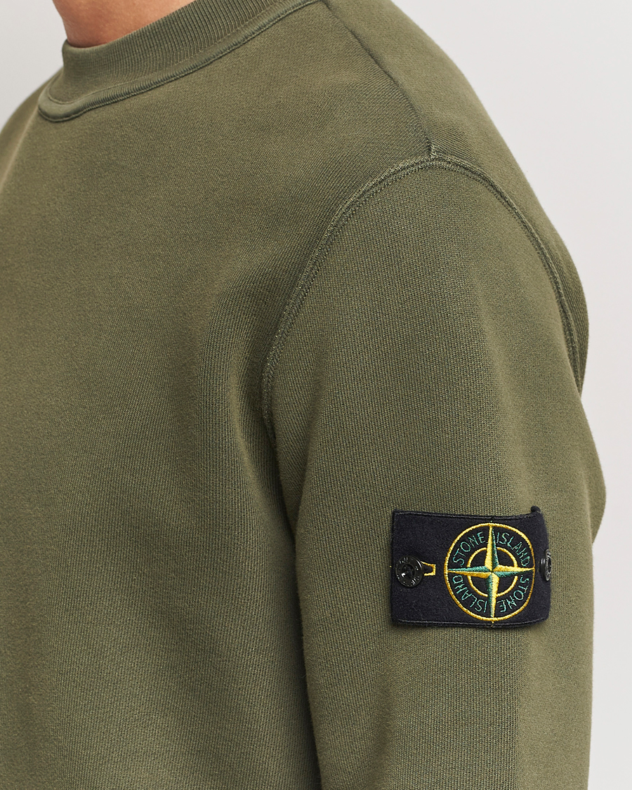 Mies | Puserot | Stone Island | Old Dyed Cotton Sweatshirt Musk