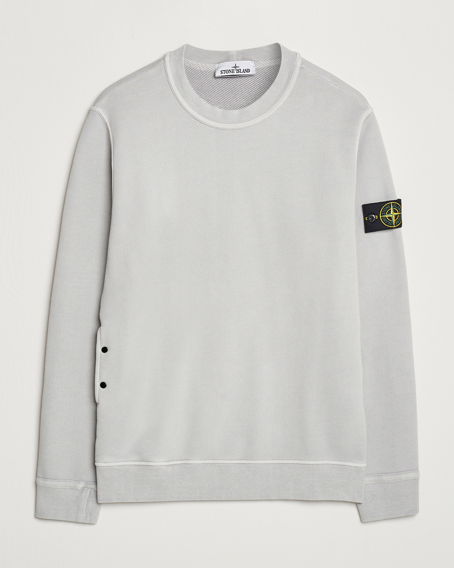 Mies | Puserot | Stone Island | Old Dyed Cotton Sweatshirt Grey