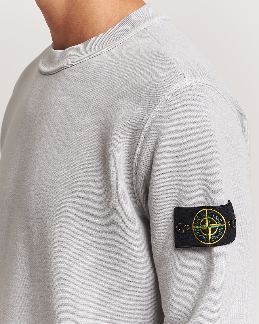 Mies | Puserot | Stone Island | Old Dyed Cotton Sweatshirt Grey