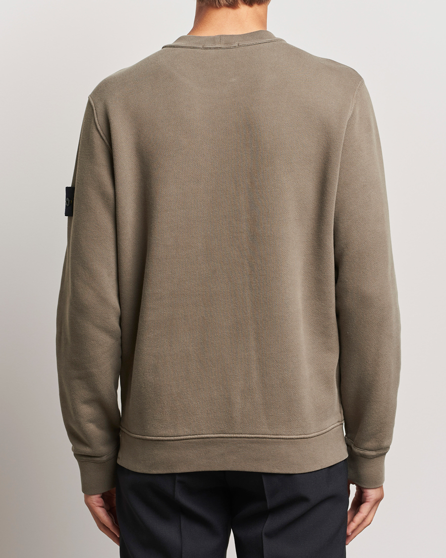 Mies | Puserot | Stone Island | Old Dyed Cotton Sweatshirt Walnut